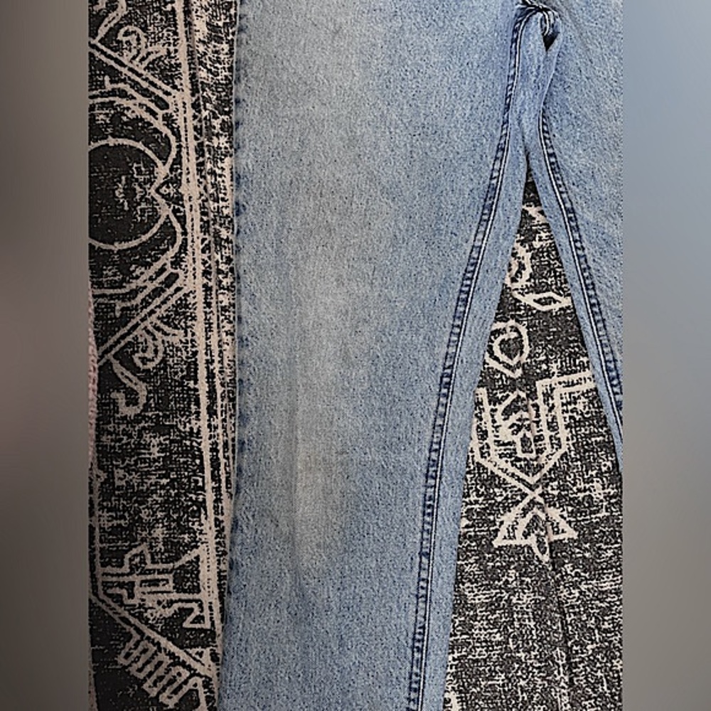 VTG Jones Sport Baggy Distressed Boyfriend Jeans: Size 8 - Picture 3 of 6